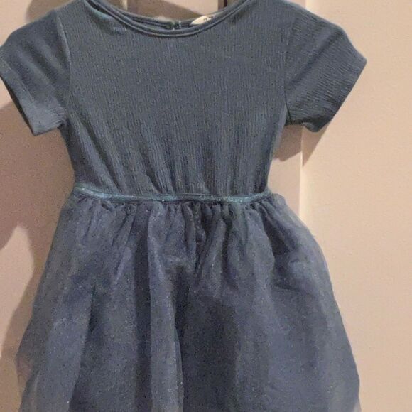 H&M Tulle-skirt  Blue Dress 5-6 - Picture 1 of 6